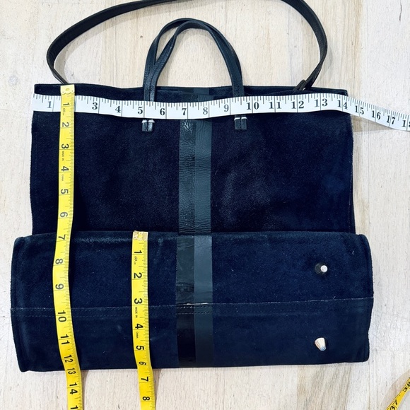 Clare V Navy and Black Satchel - Picture 5 of 16